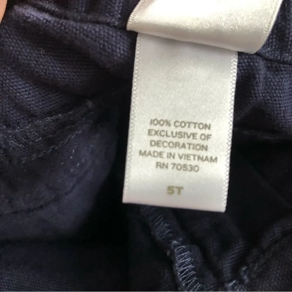 Janie and Jack Cargo Shorts Boys 5T Navy‎ Blue